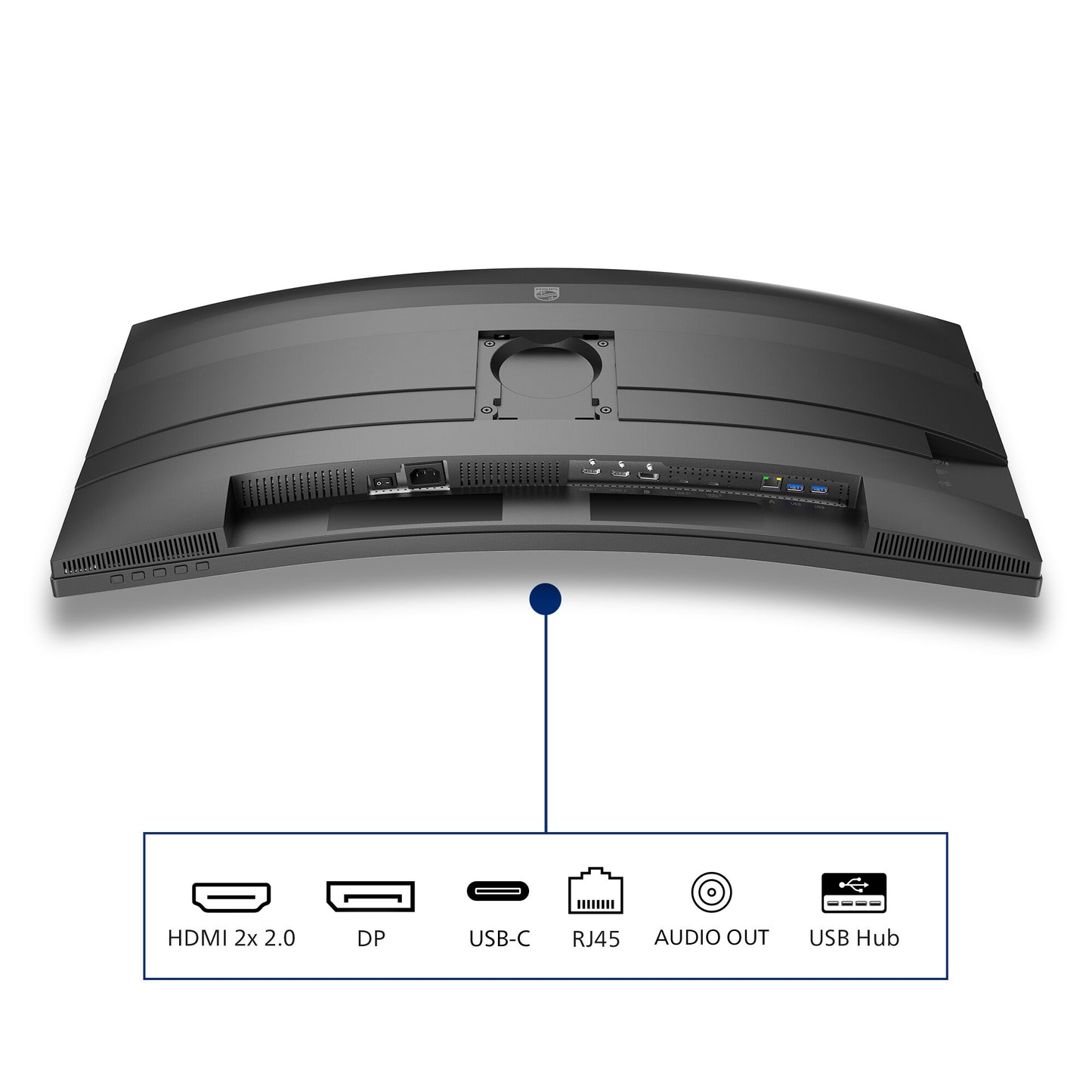 Philips 5000 series 34B2U5600C/00 computer monitor 86.4 cm (34") 3440 x 1440 pixels Dual QHD LCD Grey