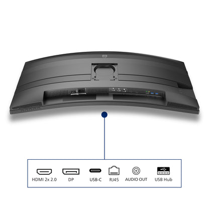 Philips 5000 series 34B2U5600C/00 computer monitor 86.4 cm (34") 3440 x 1440 pixels Dual QHD LCD Grey