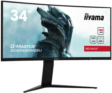 iiyama G-MASTER GCB3480WQSU-B1 computer monitor 86.4 cm (34") 3440 x 1440 pixels UltraWide Quad HD LCD Black