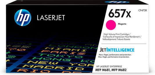 HP 657X High Yield Magenta Original LaserJet Toner Cartridge