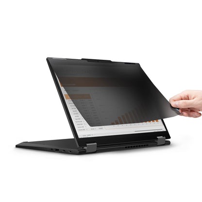 StarTech.com Lenovo X13 Yoga Gen 4 Bright Privacy Screen Filter with Touch, Flip-Over, 75% Light Transmittance, Anti-Glare Privacy Filter, +/- 30 Deg. View Angle