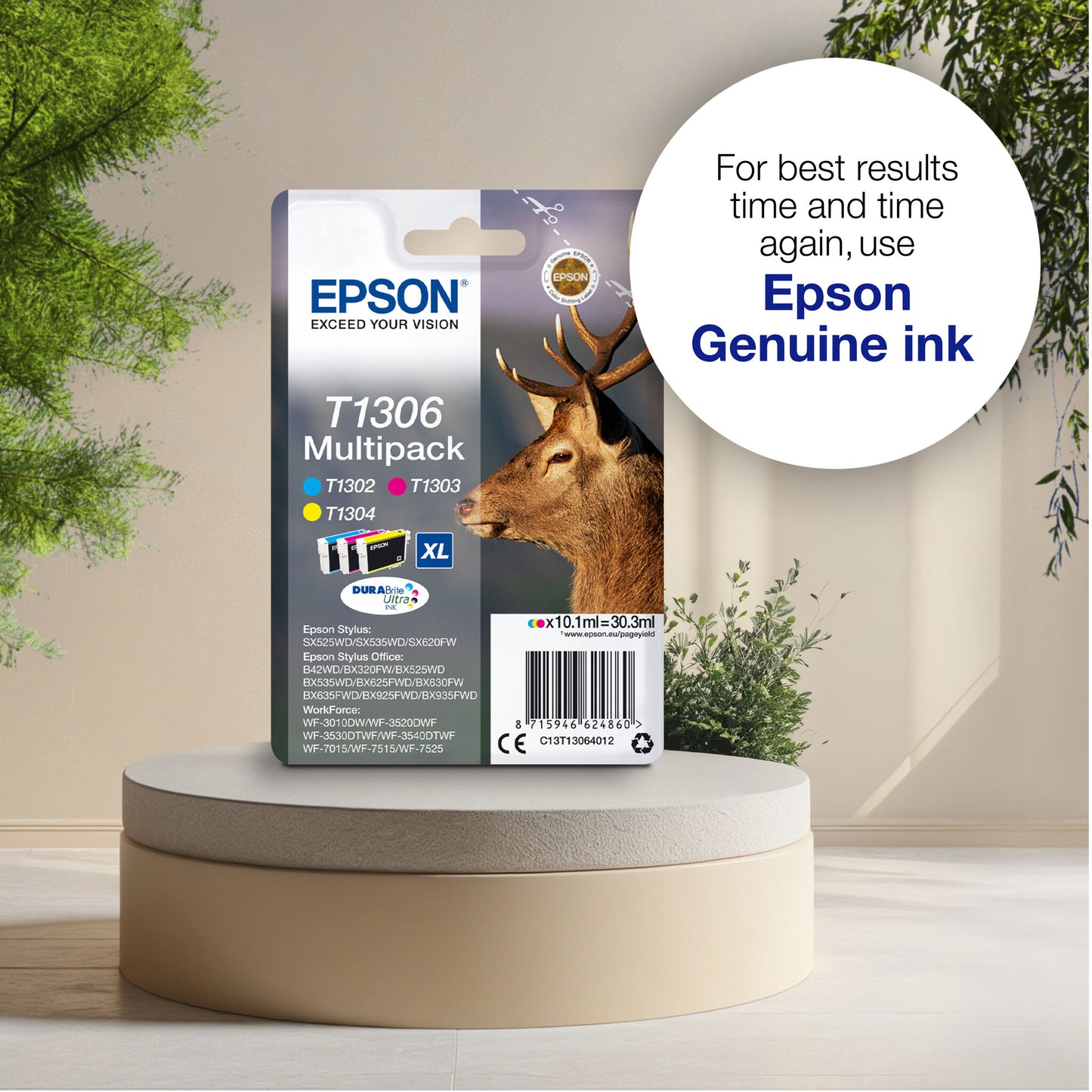 Epson Stag T1303 DURABrite Ultra Single Magenta Ink