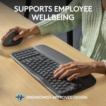 Logitech Wave Keys for Business Ergonomic Keyboard