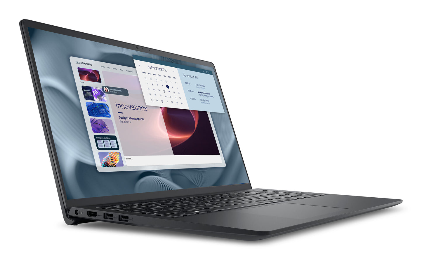 DELL Pro 15 Essential PV15250 Intel® Core™ i7 i7-1355U Laptop 39.6 cm (15.6") Full HD 16 GB DDR5-SDRAM 512 GB SSD Wi-Fi 6 (802.11ax) Windows 11 Pro Black UK English