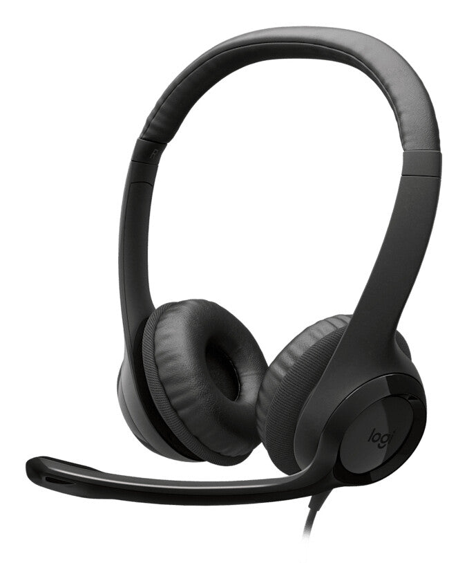 Logitech H390 Headset Wired Head-band Calls/Music USB Type-C Black