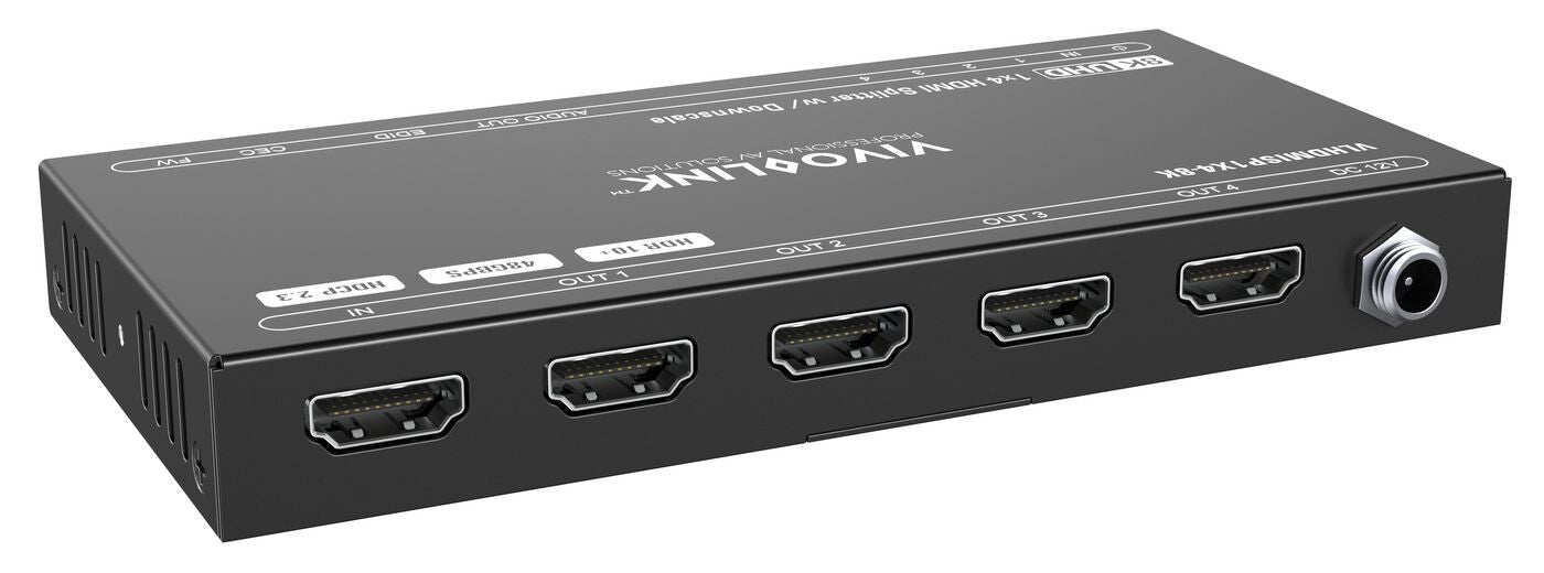 Vivolink VLHDMISP1X4-8K video splitter HDMI 4x HDMI
