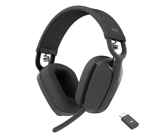 Logitech Zone Vibe Wireless UC headset, Head-band, Boom microphone, Calls/Music