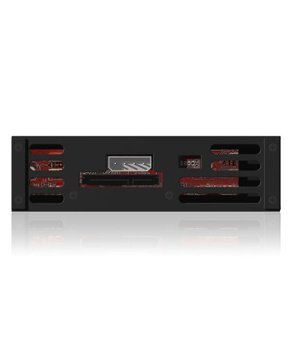ICY BOX IB-138SK-B-II Carrier panel Black