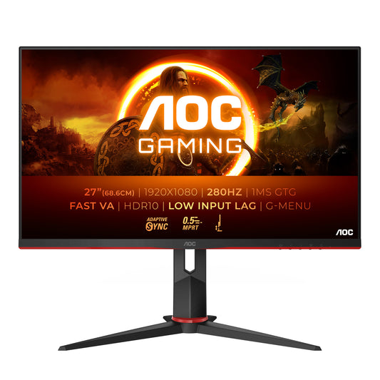 AOC G2 27G2ZN3/BK computer monitor 68.6 cm (27") 1920 x 1080 pixels Full HD LCD Black, Red