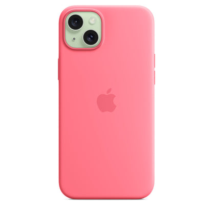 Apple iPhone 15 Plus Silicone Case with MagSafe - Pink