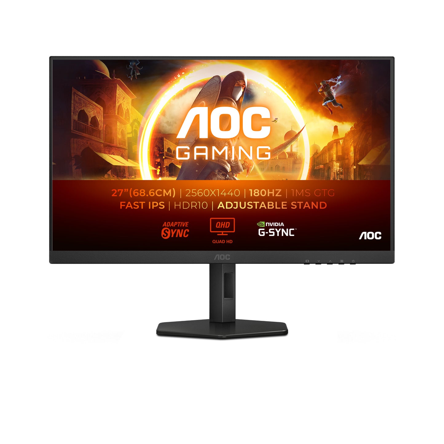 AOC G4 Q27G4XF computer monitor 68.6 cm (27") 2560 x 1440 pixels Quad HD LED