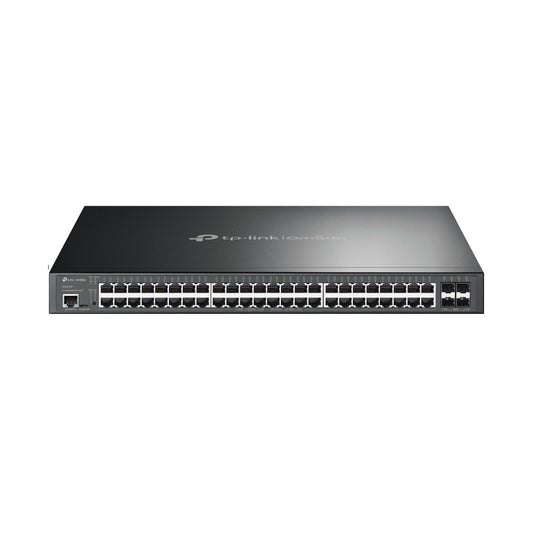 TP-Link Omada 48-Port Gigabit and 4-Port 10GE SFP+ L2+ network switch, Managed, Power over Ethernet (PoE)