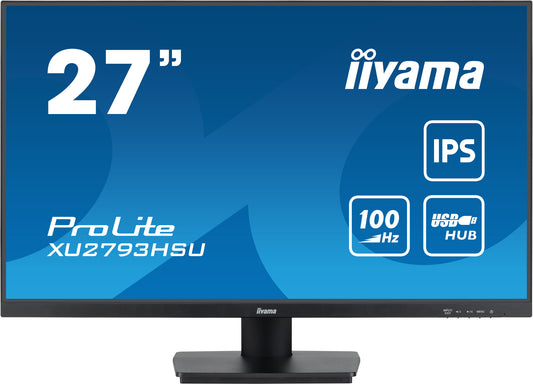 iiyama ProLite XU2793HSU-B6 computer monitor 68.6 cm (27") 1920 x 1080 pixels Full HD LED Black