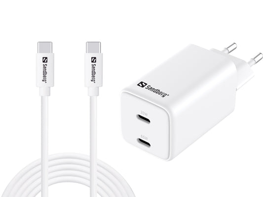 Sandberg AC Charger USB-C PD65W EU 3M