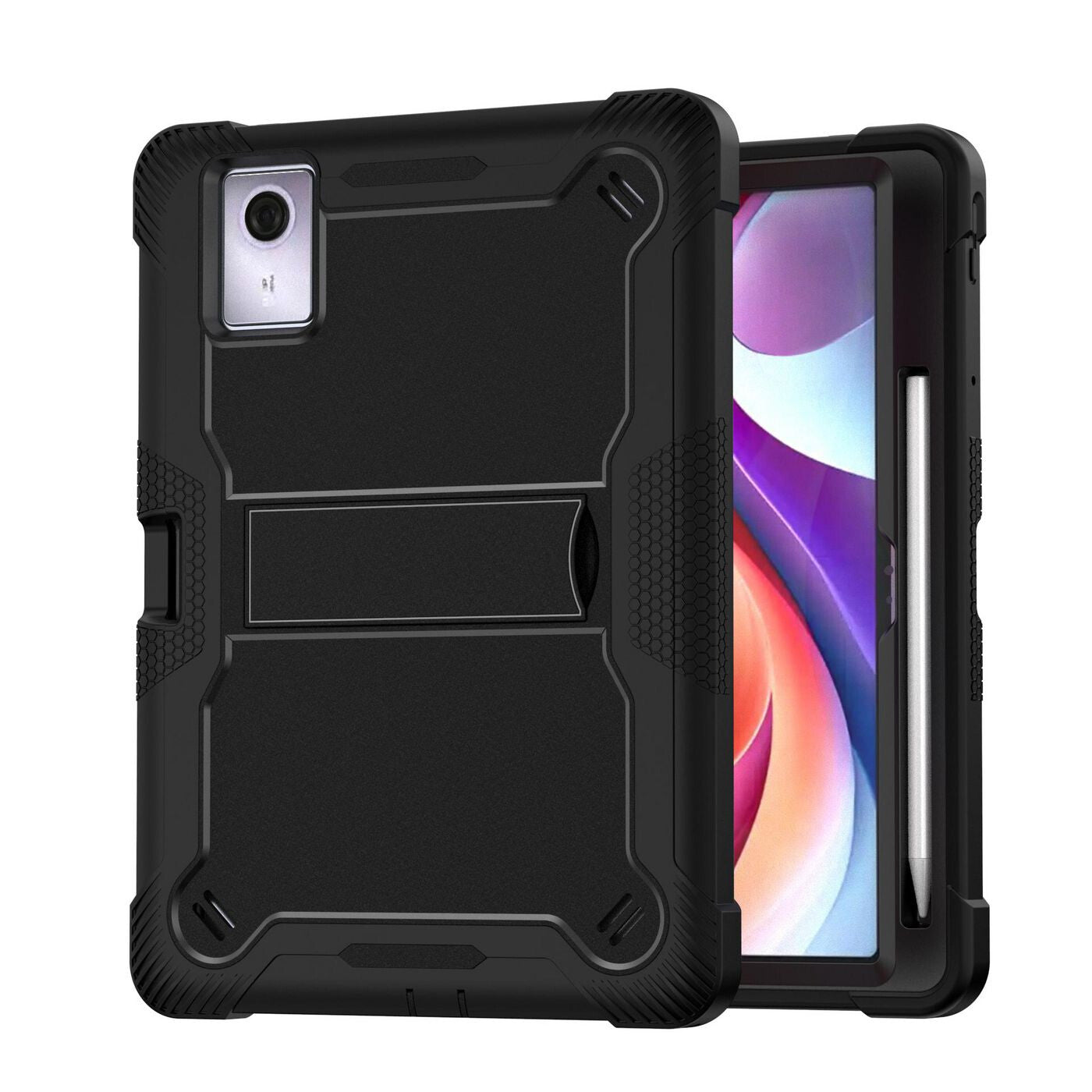 eSTUFF Lenovo Tab K12 TAMPA Defender without built-in screen protector. Black
