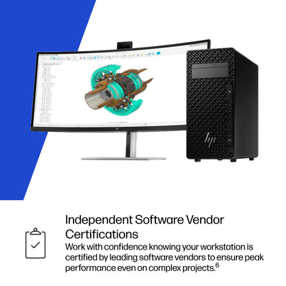 HP Z2 Tower G1i Intel Core Ultra 7 265 32 GB DDR5-SDRAM 1 TB SSD NVIDIA RTX A400 Windows 11 Pro Workstation AI Workstation, AI PC Black