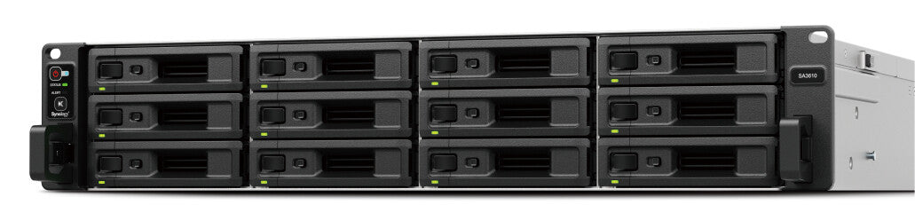 Synology SA SA3610 NAS, 16GB RAM, black and grey