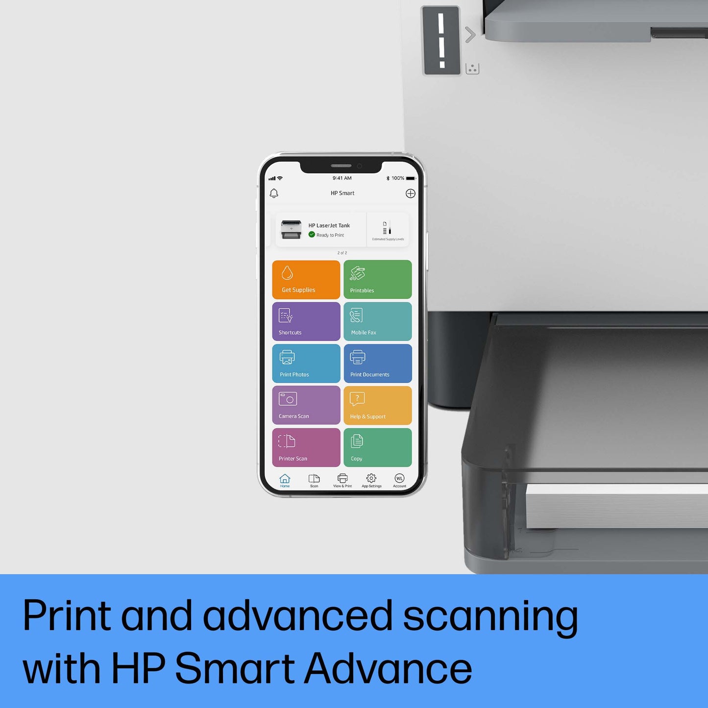 HP LaserJet Tank 1504w Wireless Black and white Printer
