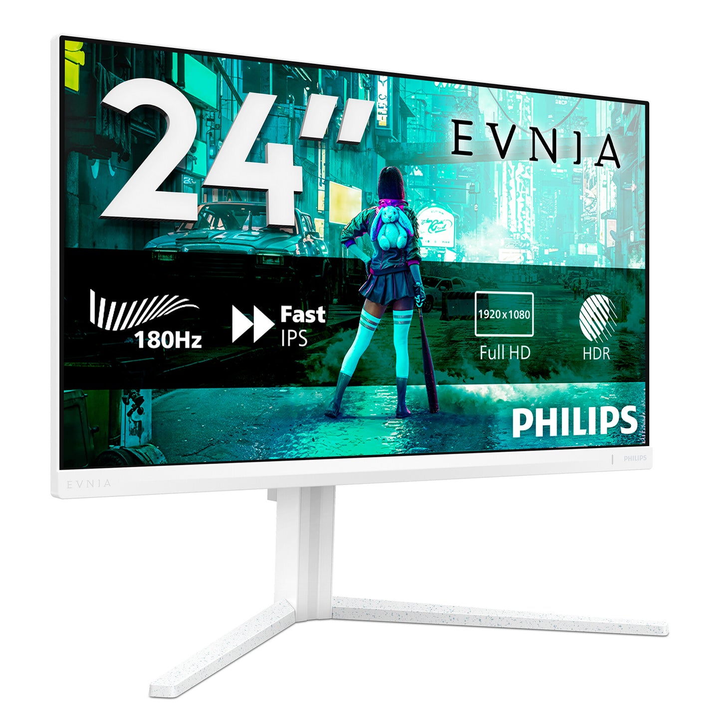 Philips Evnia 24M2N3201A/00 computer monitor 60.5 cm (23.8") 1920 x 1080 pixels Full HD LCD White