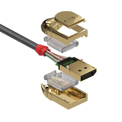 Lindy 15m DisplayPort 1.2 Cable, Gold Line