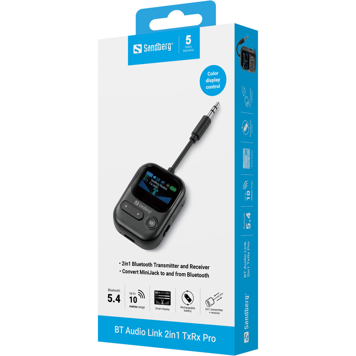 Sandberg BT Audio Link 2in1 TxRx Pro