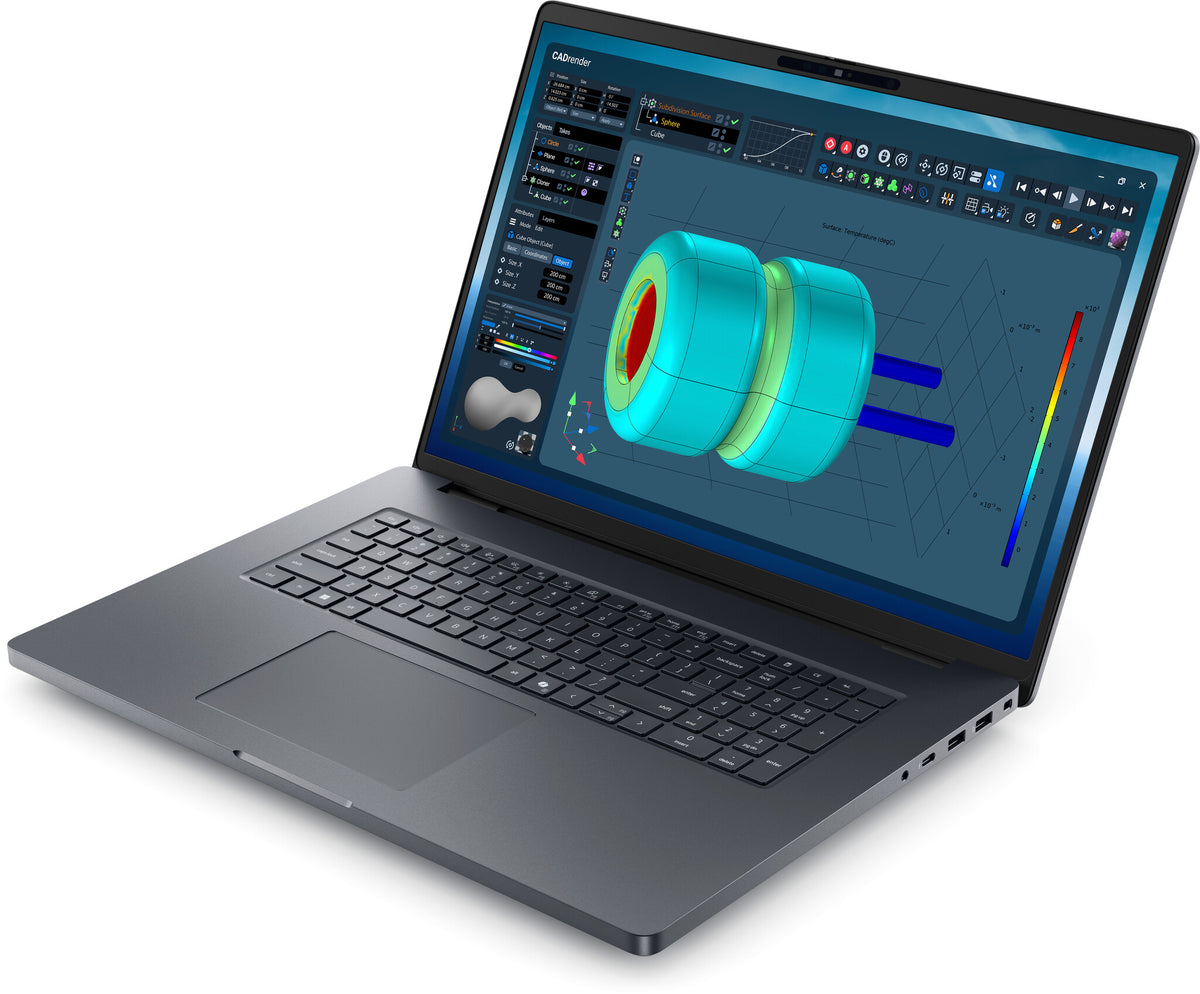 DELL Pro Max 18 Plus MB18250 Intel Core Ultra 7 265HX Mobile workstation 45.7 cm (18") Quad HD+ 32 GB DDR5-SDRAM 1 TB SSD NVIDIA RTX PRO 2000 Blackwell Wi-Fi 7 (802.11be) Windows 11 Pro Black UK English