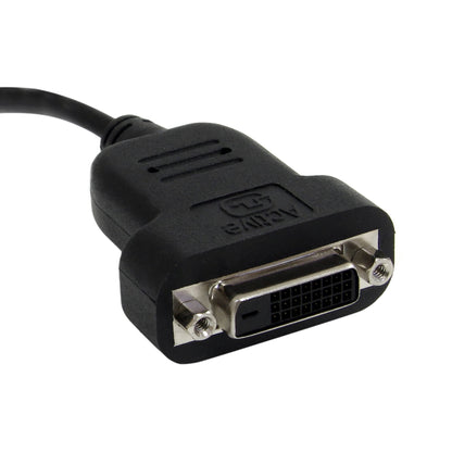 StarTech.com Mini DisplayPort to DVI Adapter - Active Mini DisplayPort to DVI-D Adapter Converter - 1080p Video - mDP or Thunderbolt 1/2 Mac/PC to DVI Monitor Dongle, mDP to DVI Single-Link