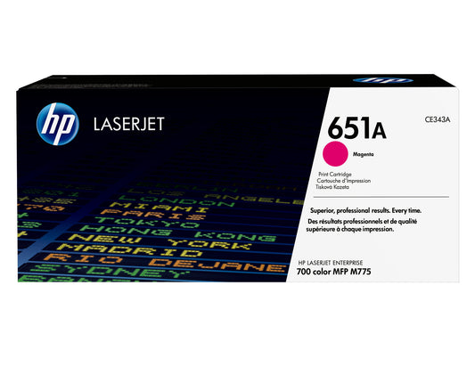 HP 651A Magenta Original LaserJet Toner Cartridge