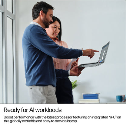 HP EliteBook 6 G1i AI PC Intel Core Ultra 5 225U Laptop 33.8 cm (13.3") WUXGA 24 GB DDR5-SDRAM 512 GB SSD Wi-Fi 6E (802.11ax) Windows 11 Pro Silver