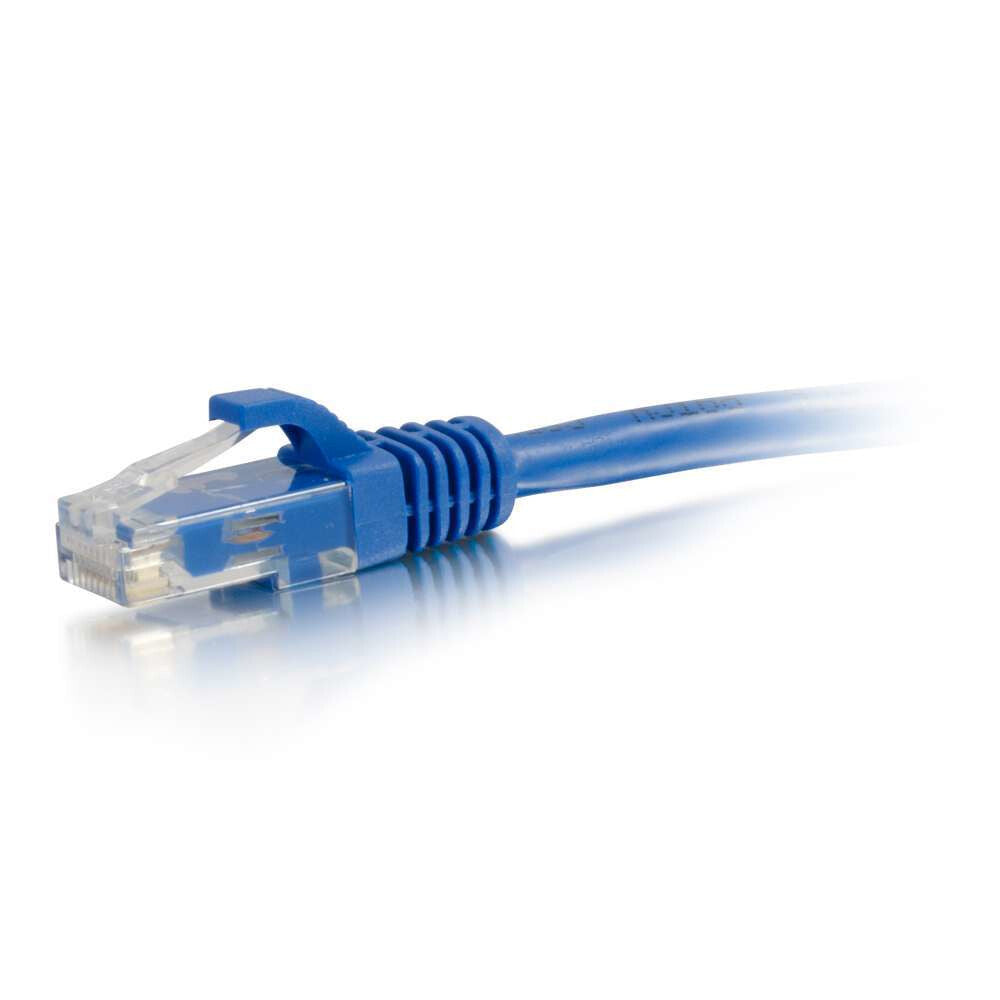 C2G 0.3m Cat5e Booted Unshielded (UTP) Network Patch Cable - Blue