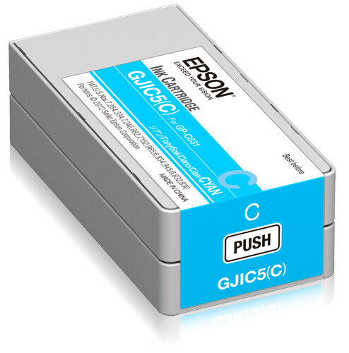 Epson GJIC5(C): Ink cartridge for ColorWorks C831 (Cyan) (MOQ=10)