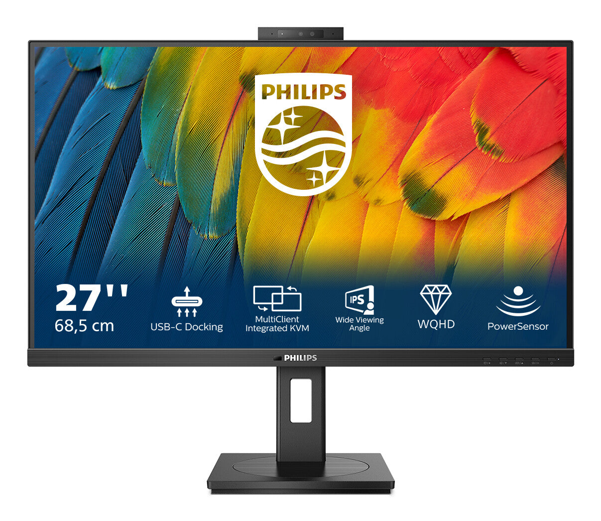 Philips 5000 series 27B1U5601H/00 LED display 68.6 cm (27") 2560 x 1440 pixels Quad HD LCD Black