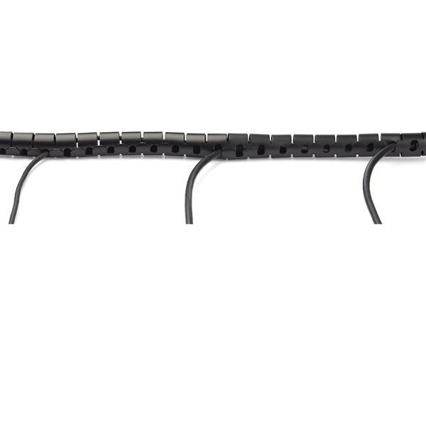 StarTech.com 1.5 m (4.9 ft.) Cable-Management Sleeve - Spiral - 25 mm (1 in.) Diameter