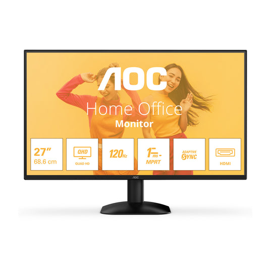AOC B3 Q27B35S3 monitor, 68.6 cm (27-inch), 2560 x 1440 pixels, Quad HD, LED, black
