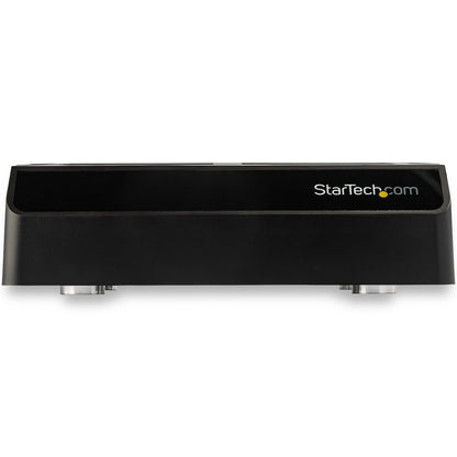 StarTech.com 4-Bay USB to SATA Hard Drive Docking Station, USB 10Gbps, External 2.5" & 3.5" SSD / HDD Dock, SATA III, Hot-Swap Hard Drive Bay, Top-Loading