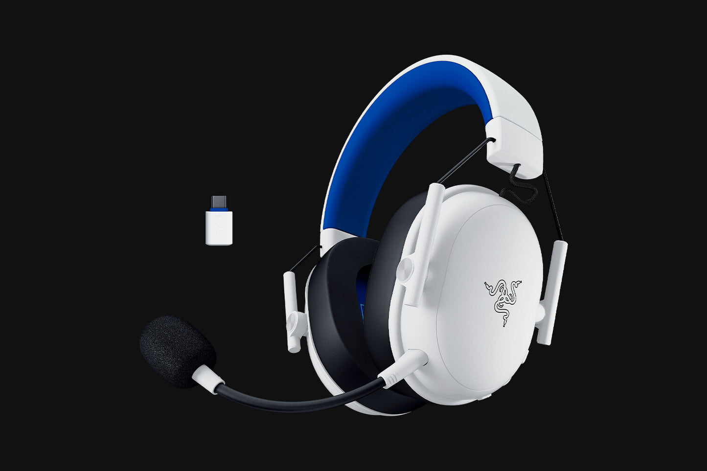 Razer BlackShark V3 X HyperSpeed Headset Wireless Head-band Gaming USB Type-C Bluetooth White