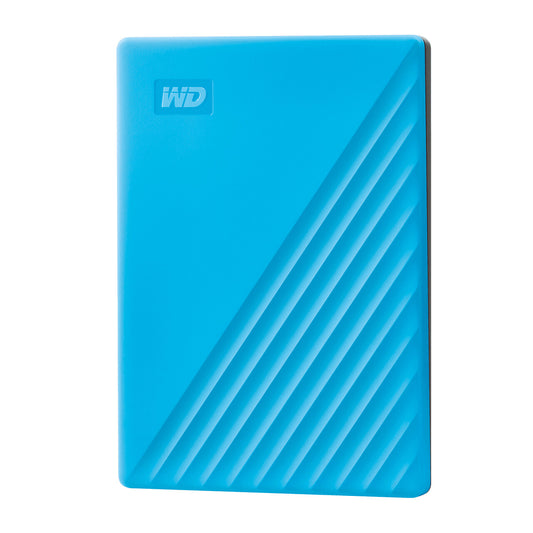Western Digital My Passport external hard drive, 4TB, USB 3.2 Gen 1 (3.1 Gen 1), Blue