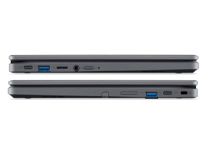 Acer Chromebook SPIN 511 R756TN-TCO N100 4GB/64GB Intel® N 29.5 cm (11.6") Touchscreen HD LPDDR5-SDRAM eMMC Wi-Fi 6E (802.11ax) ChromeOS Black