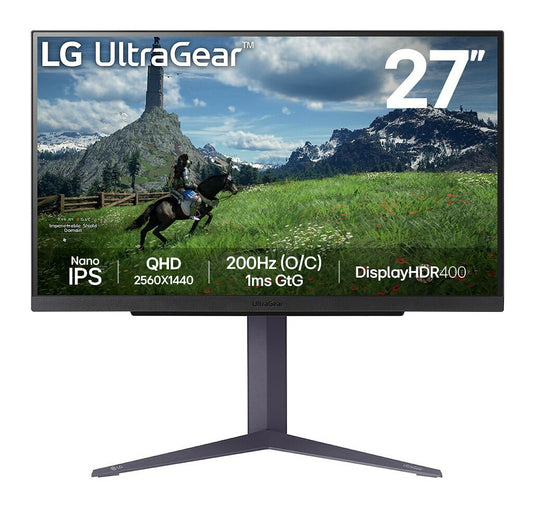 LG 27GS85Q-B computer monitor 68.6 cm (27") 2560 x 1440 pixels Quad HD Black, Grey, Purple