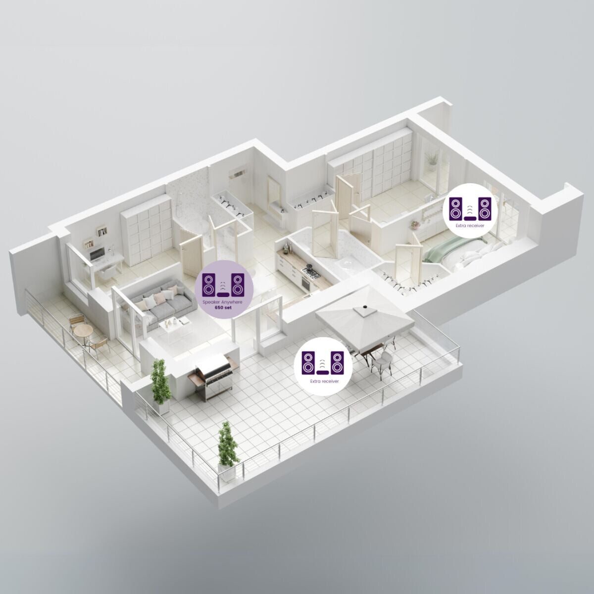 Marmitek Speaker Anywhere 650 - Wireless speakers connection