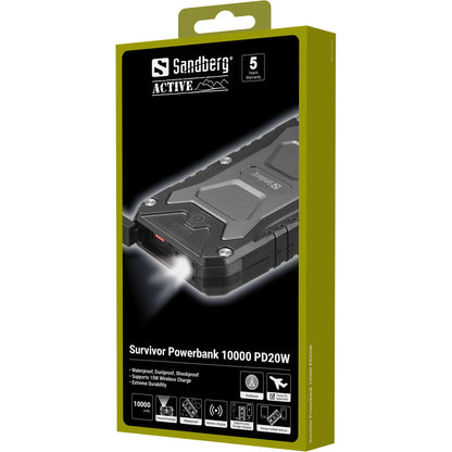 Sandberg Survivor Powerbank 10000 PD20W