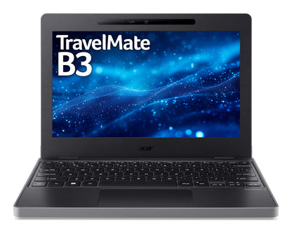 Acer TravelMate B3 laptop (TMB311-33-TCO) - 11.6" HD IPS, Intel N200, 8GB, 128GB SSD, Windows 11 Pro Education