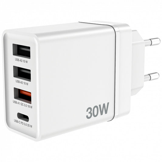 Verbatim 49701 mobile device charger Universal White AC Fast charging Indoor