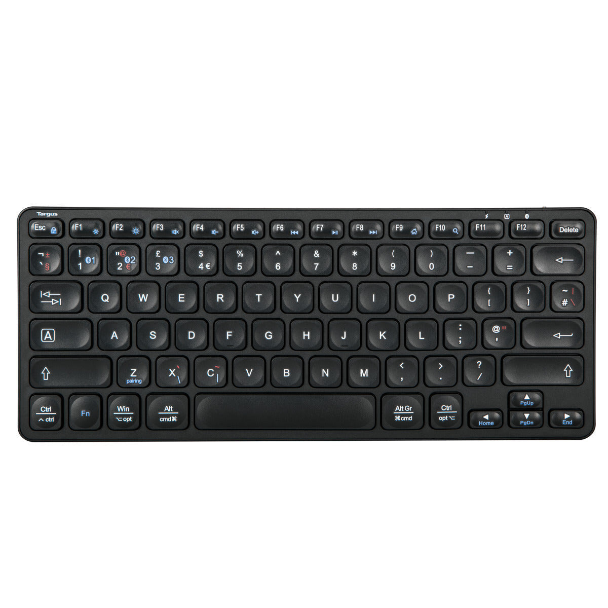 Targus AKB862UK keyboard Home Bluetooth QWERTY UK English Black