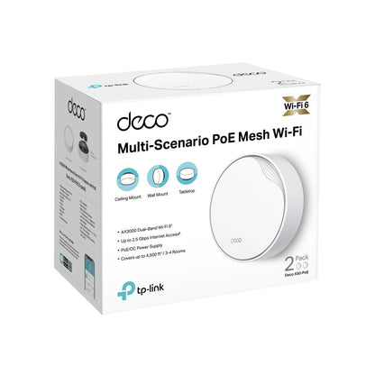 TP-Link AX3000 Whole Home Mesh WiFi 6 System with PoE