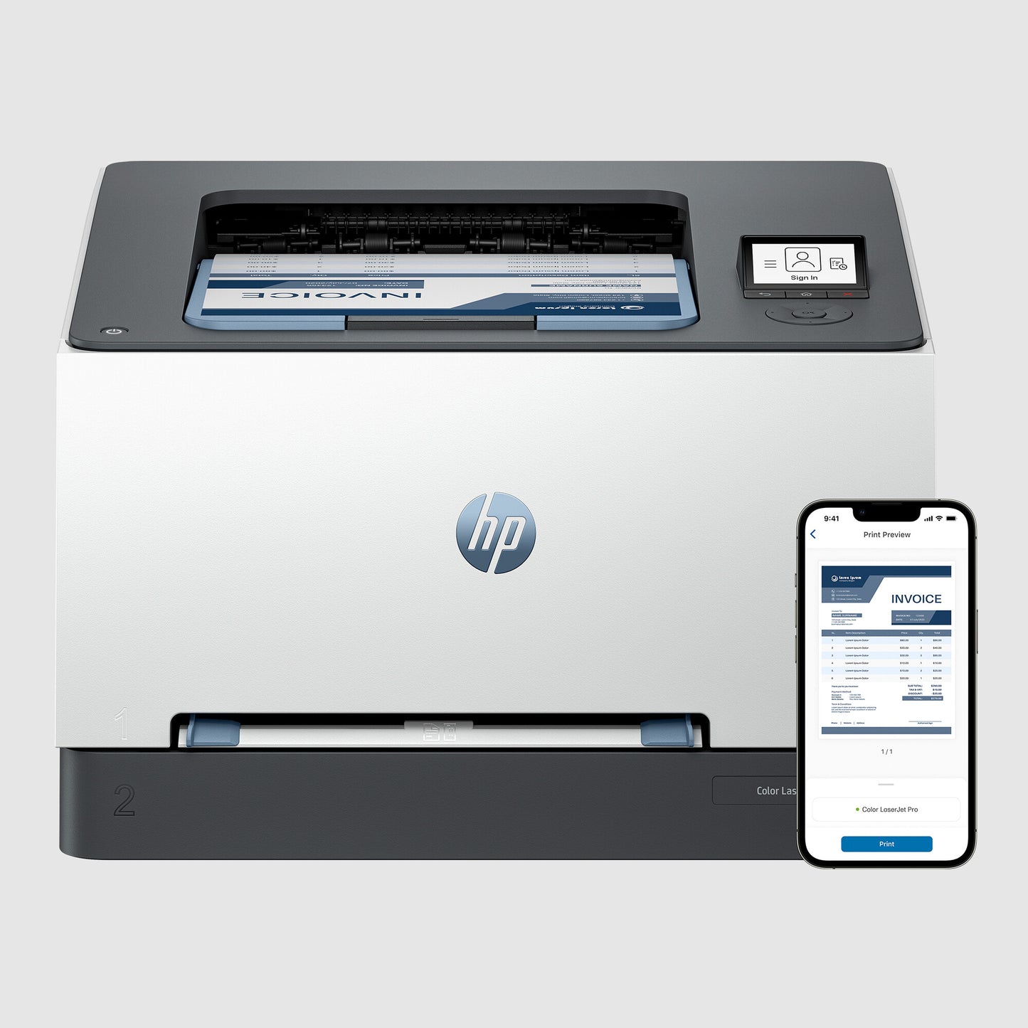 HP LaserJet Pro 3202dw Wireless Multifunction Color Printer, Duplex