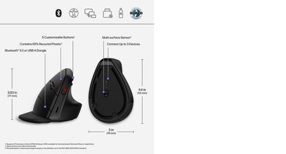 HP 925 Ergonomic Vertical Mouse