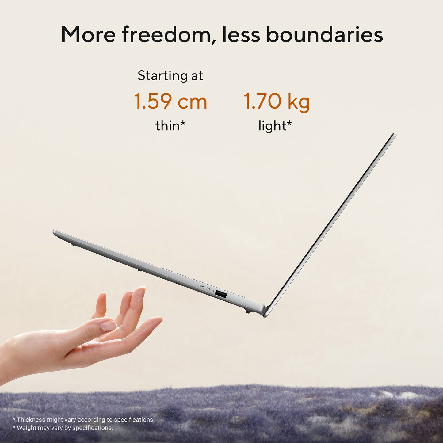 ASUS Vivobook S16 M3607GA-SH001W Copilot+ PC AMD Ryzen™ AI 7 445 Laptop 40.6 cm (16") WUXGA 16 GB DDR5-SDRAM 1 TB SSD Wi-Fi 6 (802.11ax) Windows 11 Home Grey