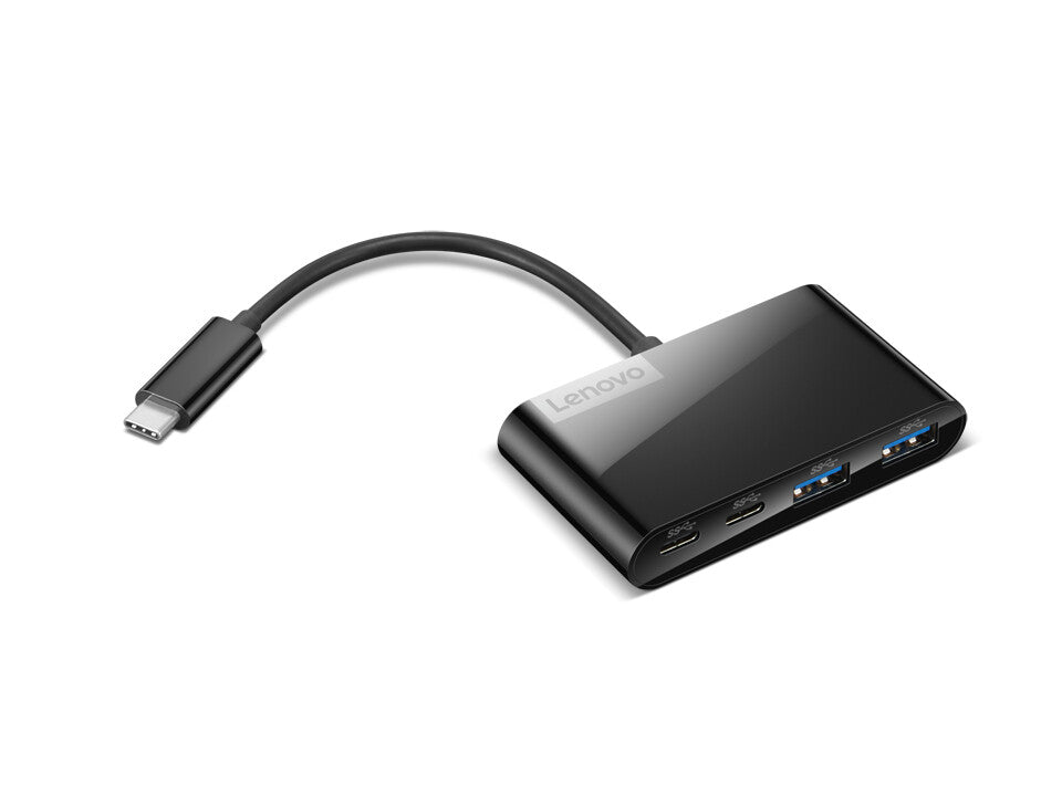 Lenovo GX91L84354 interface hub USB 3.2 Gen 1 (3.1 Gen 1) Type-C 625 Mbit/s Black