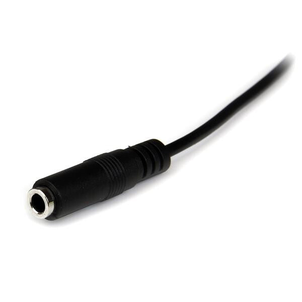 StarTech.com 2m Slim 3.5mm Stereo Extension Audio Cable - M/F